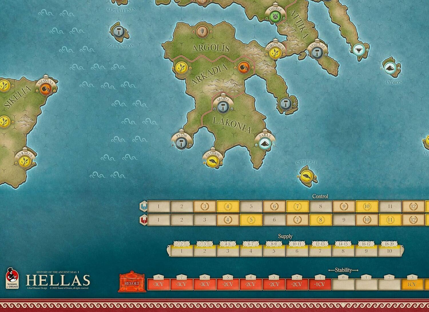 History of The Ancient Seas I: Hellas Zoom
