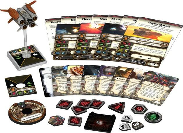 Star Wars: X-Wing - Le Jeu de Figurines - Quad Jumper Eclate