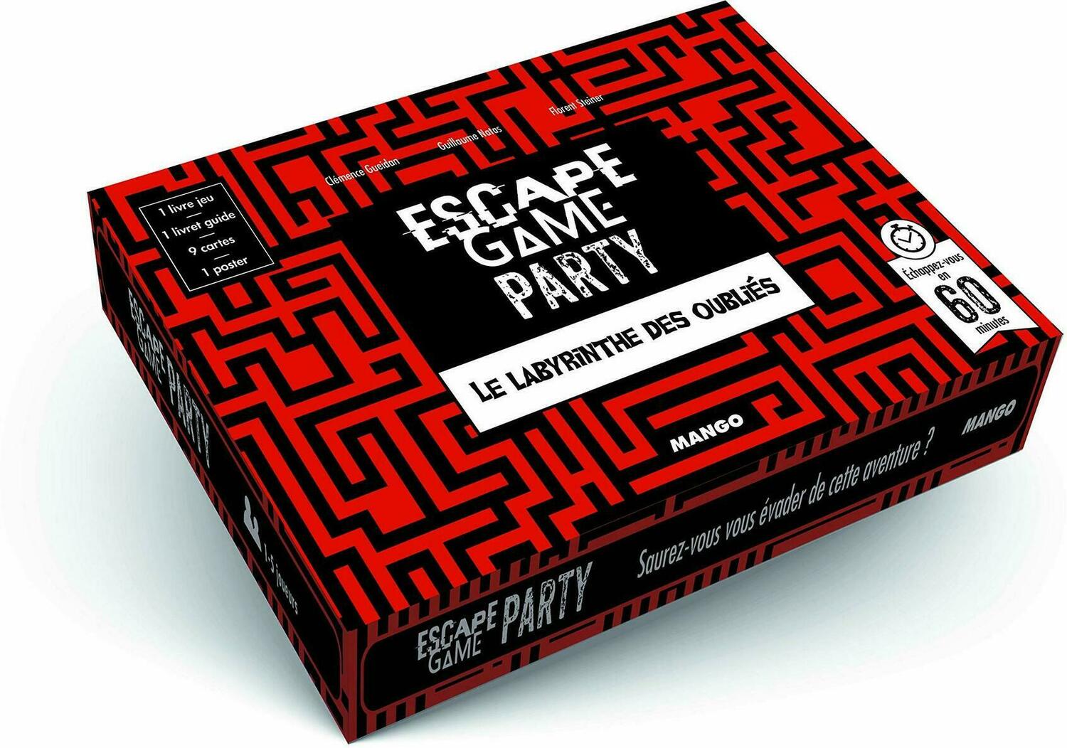 Escape Game Party: Le Labyrinthe des Oubliés Cover 3d