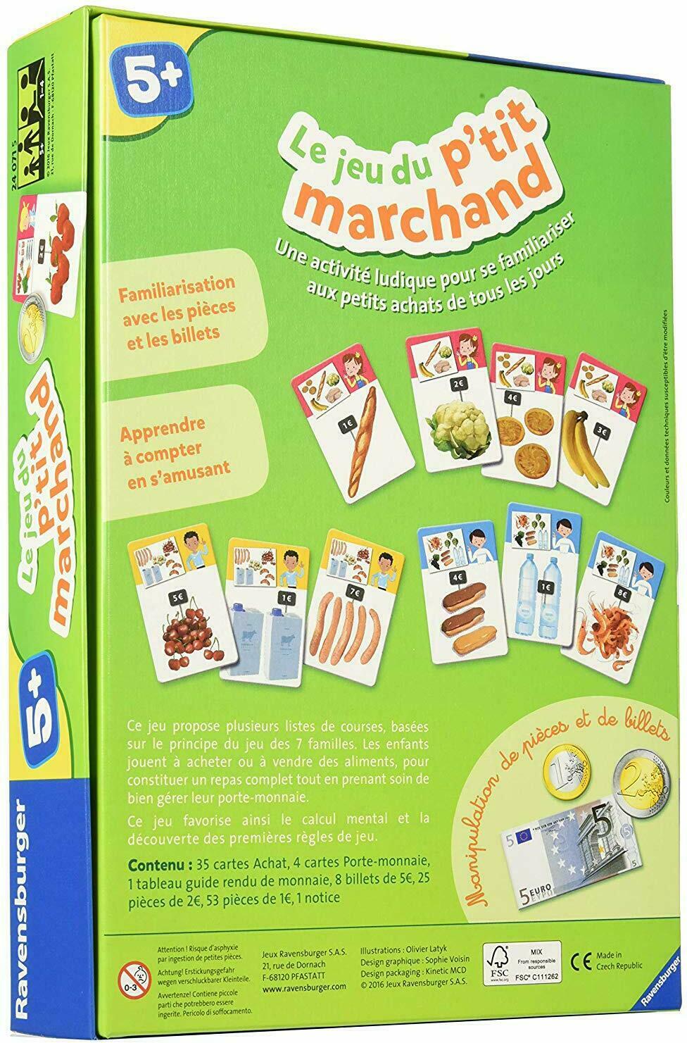 Le Jeu du P'tit Marchand Back 3d