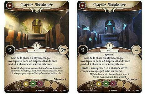 Horreur à Arkham: Le Jeu de Cartes - Le Salaire du Péché Cartes