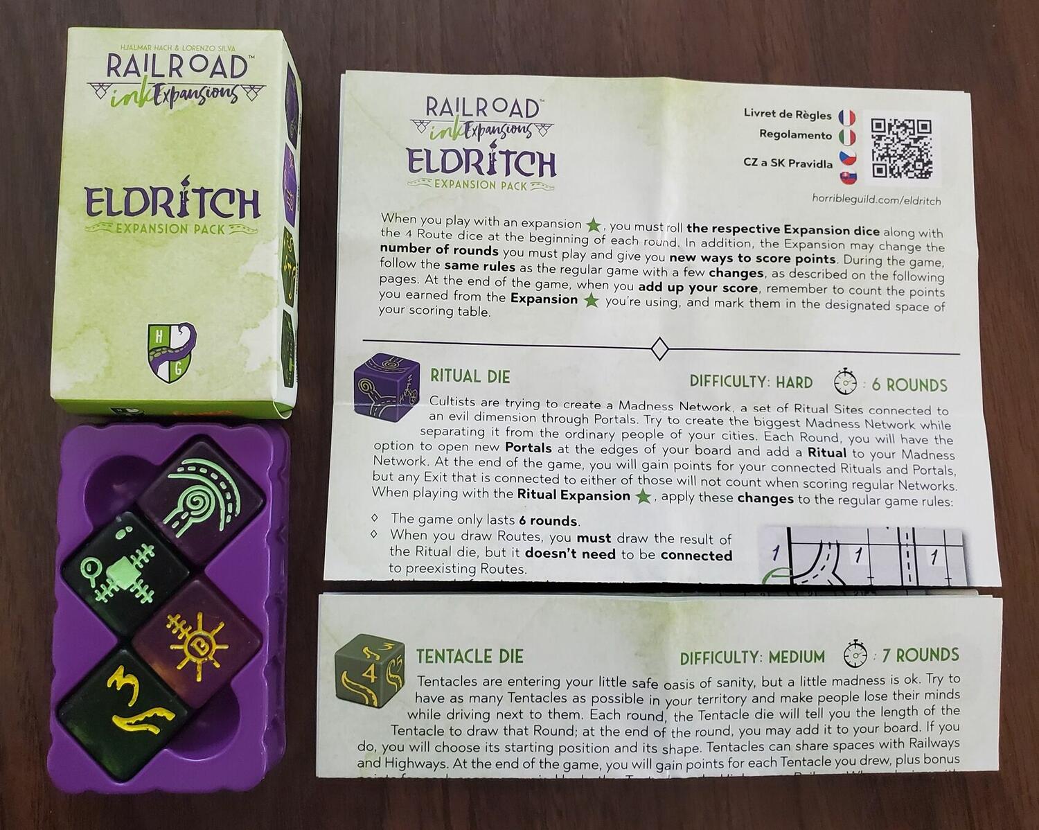 Railroad Ink: Eldritch Eclate