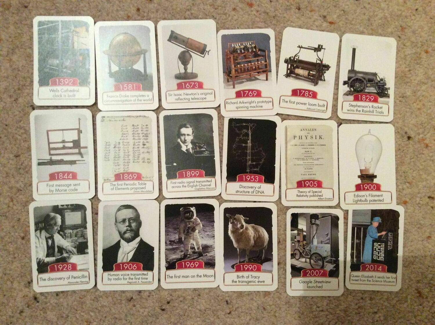 Timeline: Science Museum Cartes