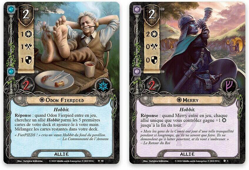 Le Seigneur des Anneaux: Le Jeu de Cartes - Sous les Monts de Cendre Cartes