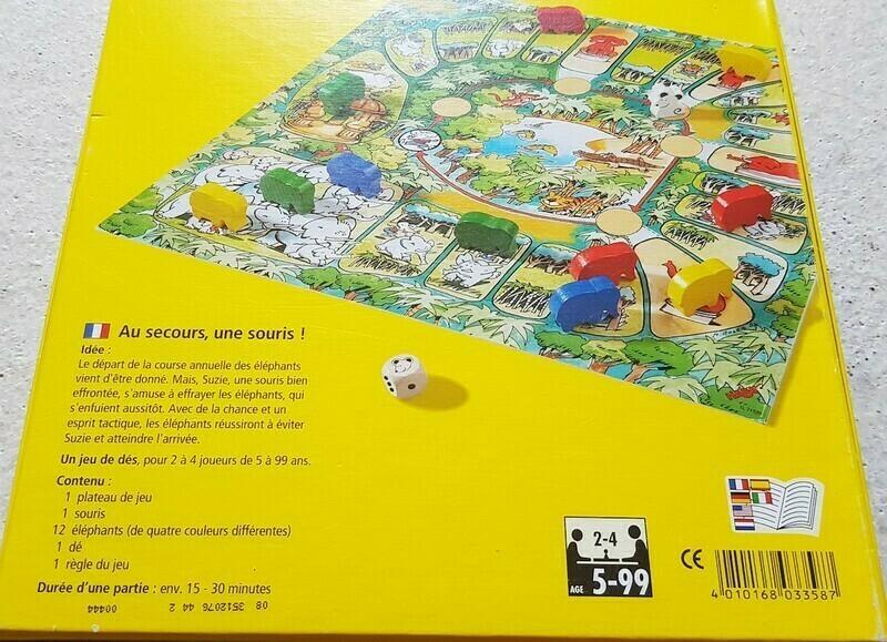 Au Secours, une Souris ! Back 3d