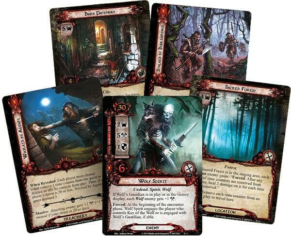 Le Seigneur des Anneaux: Le Jeu de Cartes - Deck Cauchemar - Les Trois Épreuves Cartes