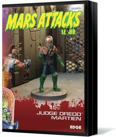 Mars Attacks: Le Jeu - Judge Dredd Martien Cover 3d