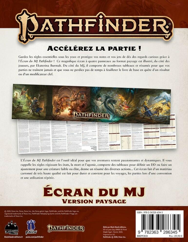 Pathfinder: Seconde Édition - Écran du MJ (Paysage) Cover