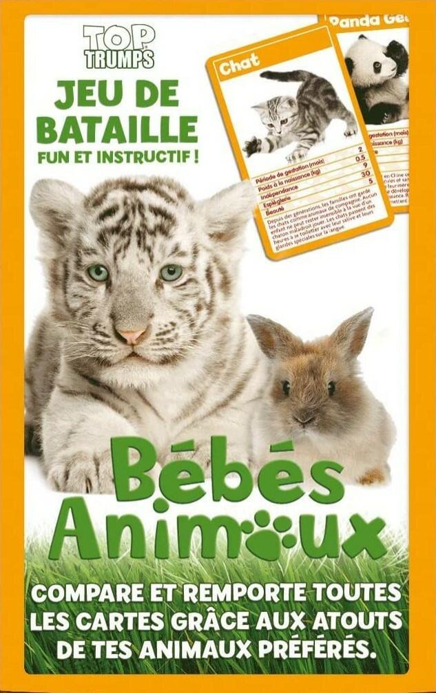 Top Trumps: Jeu de Bataille - Bébés Animaux Cover
