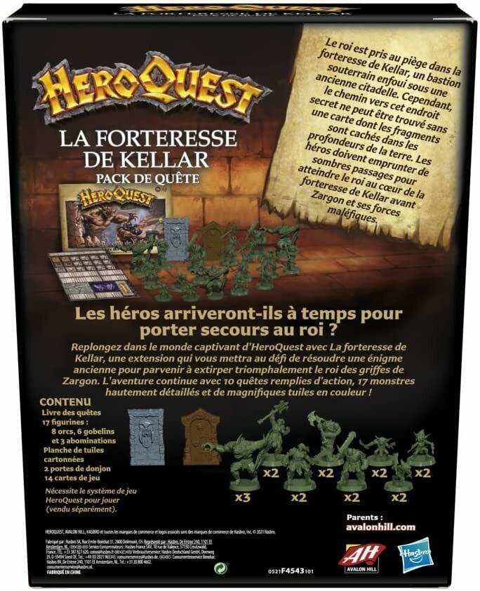 HeroQuest: La Forteresse de Kellar Back 3d