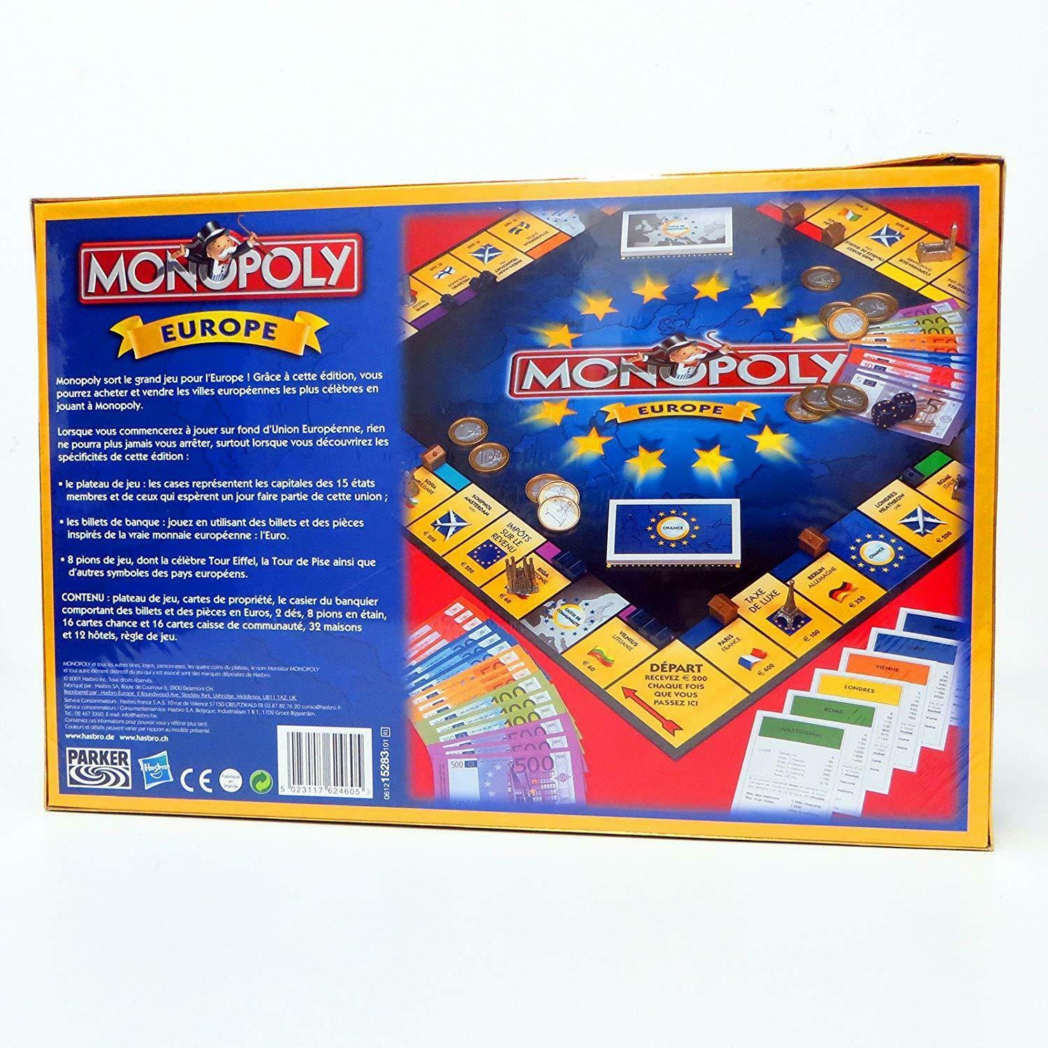 Monopoly: Europe Back 3d