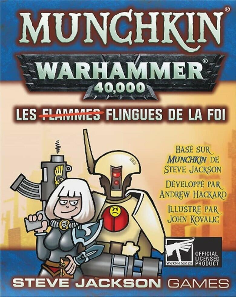 Munchkin: Warhammer 40,000 - Les Flingues de la Foi Cover