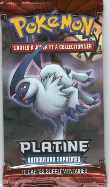 Pokémon: Platine - Vainqueurs Suprêmes - Booster Cover