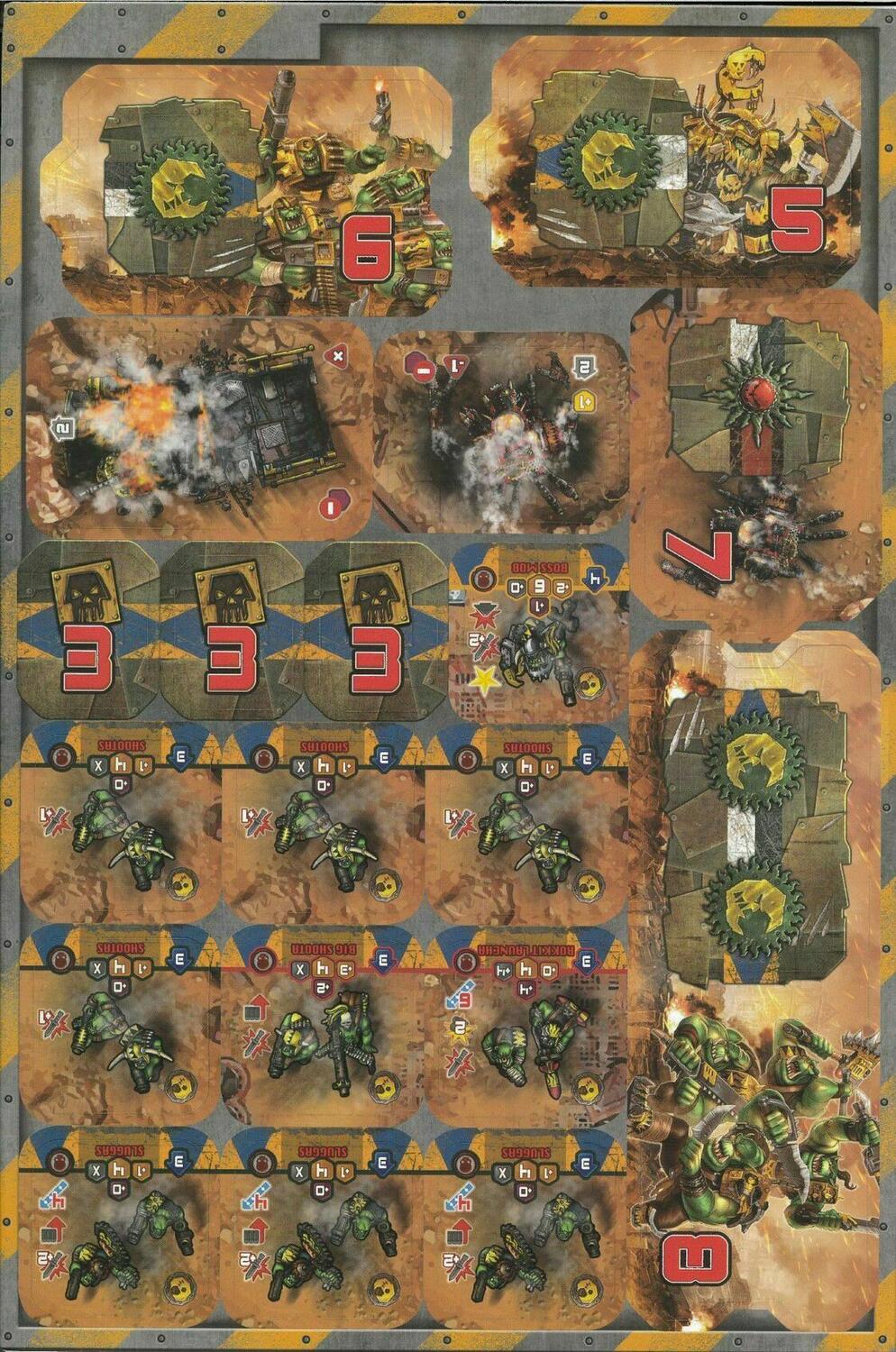 Warhammer 40,000: Heroes of Black Reach - Orks Reinforcement Tuiles