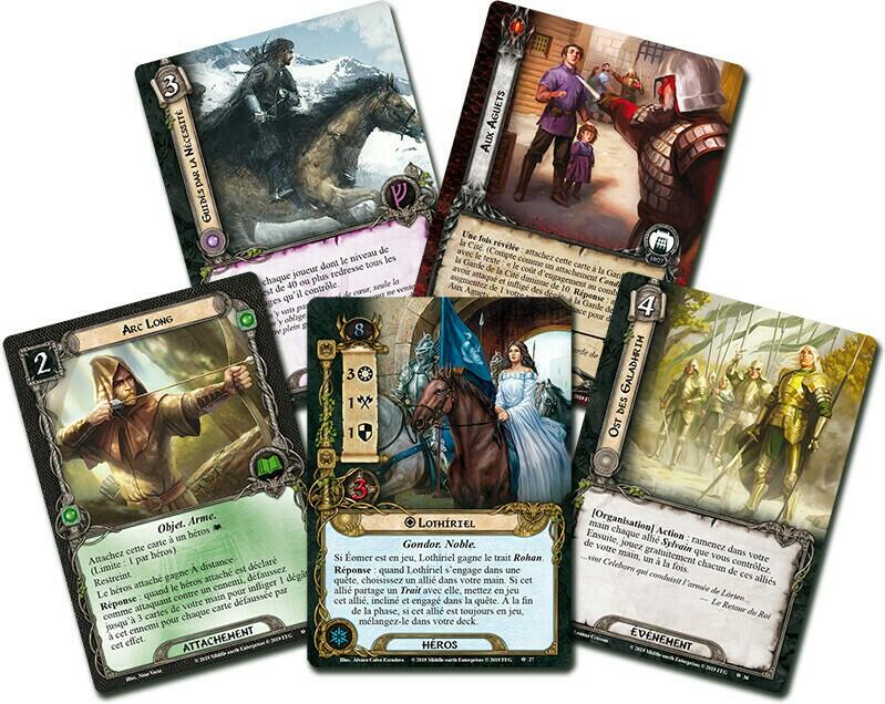 Le Seigneur des Anneaux: Le Jeu de Cartes - La Cité d'Ulfast Cartes