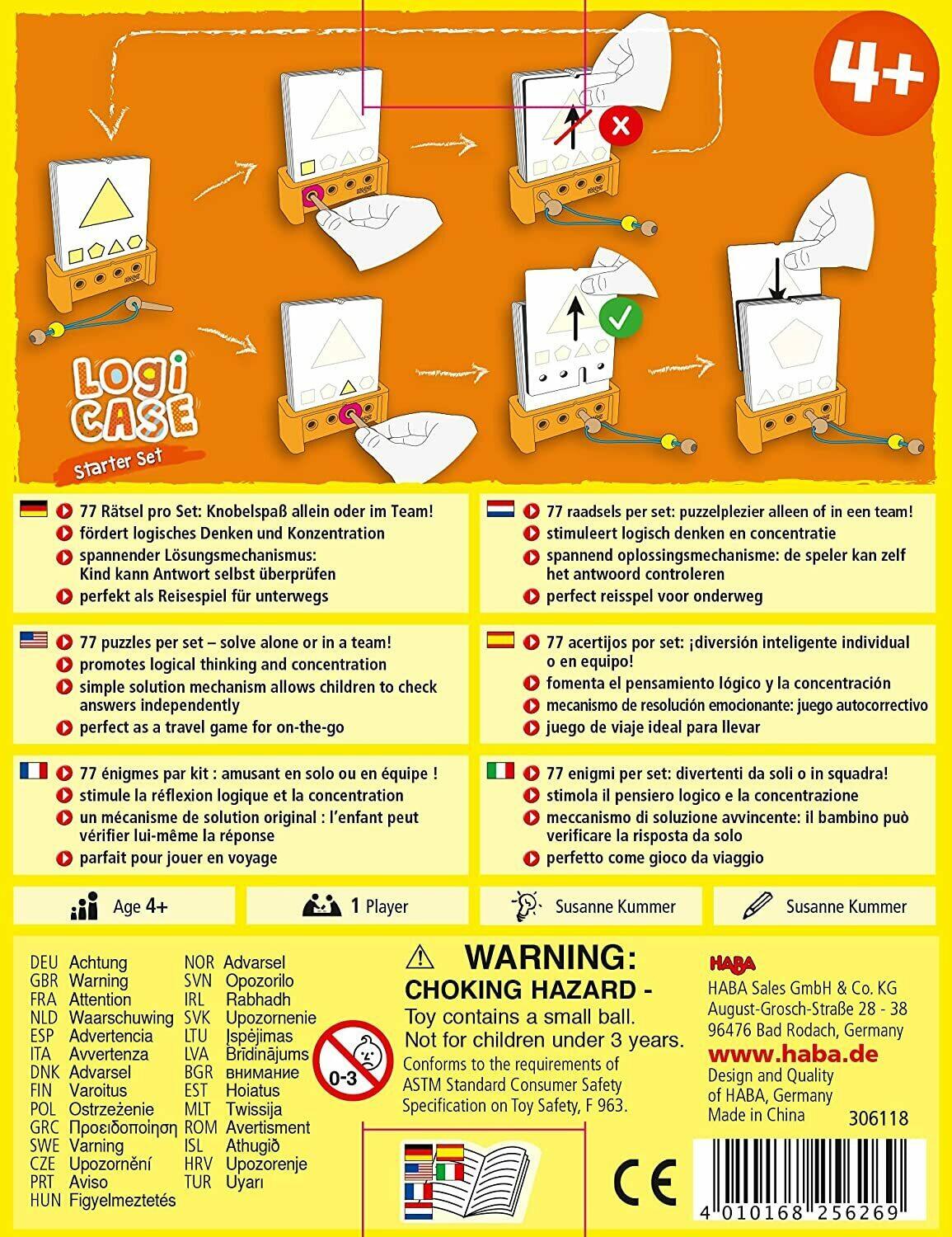 LogiCASE: Starter Set 4+ Back