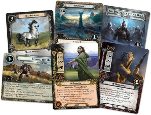 Le Seigneur des Anneaux: Le Jeu de Cartes - La Trahison de Saroumane Cartes