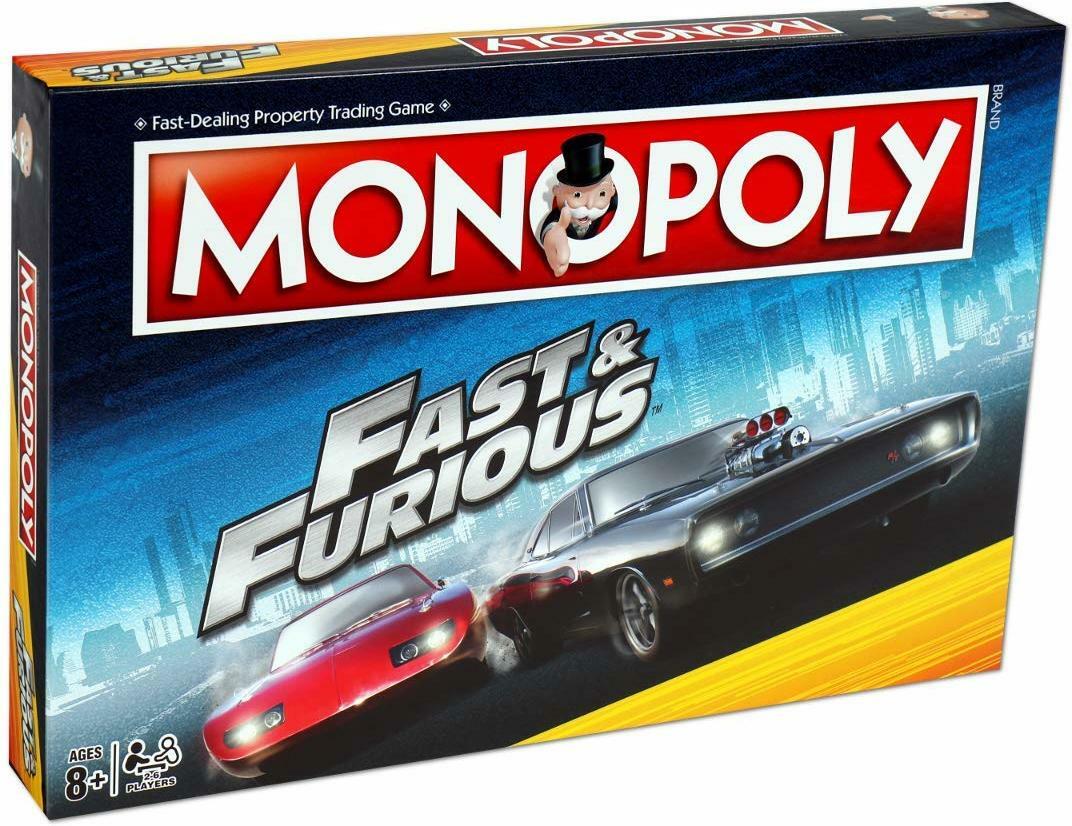 Monopoly: Fast & Furious Cover 3d