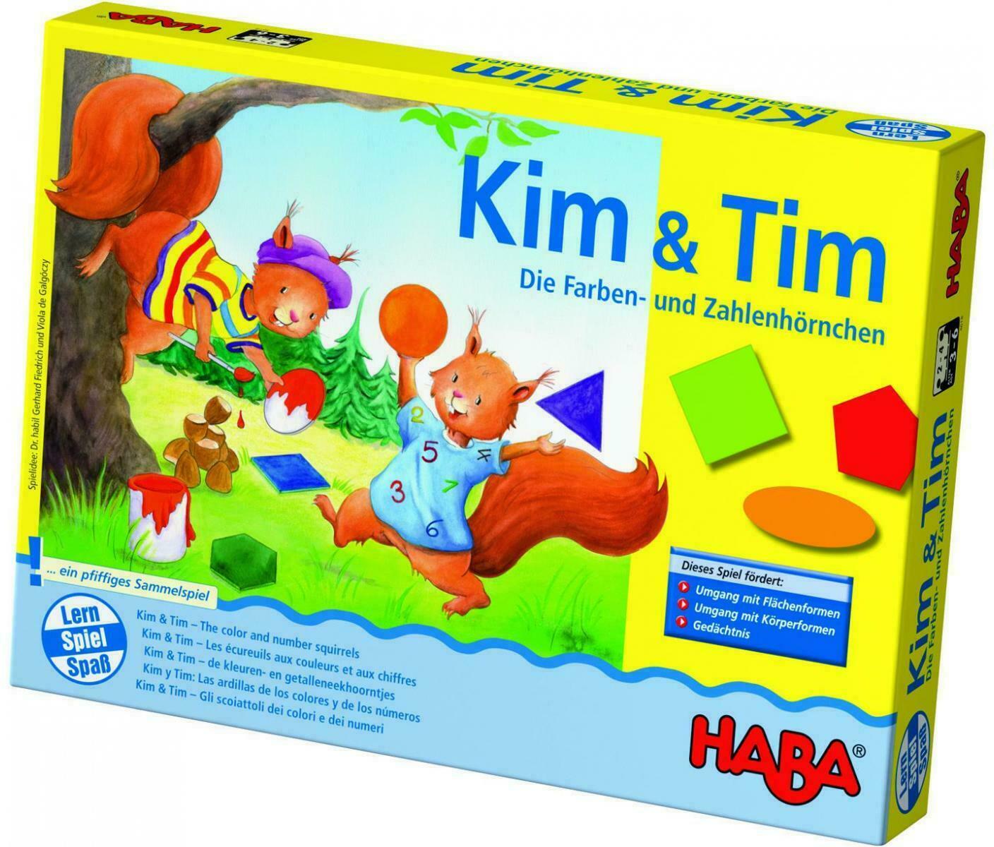 Kim & Tim: Die Farben-und Zahlenhörnchen Cover 3d