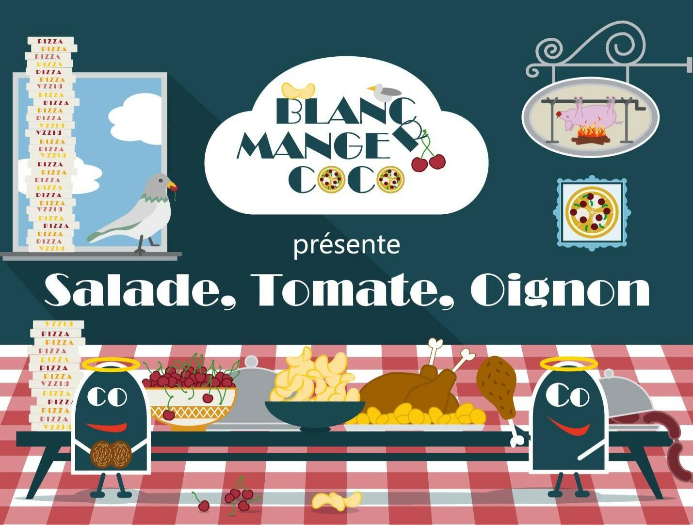 Blanc Manger Coco: Salade, Tomate, Oignon Cover