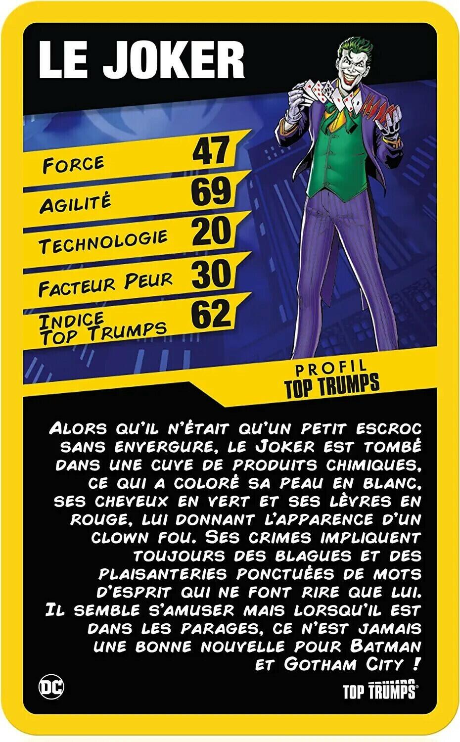 Top Trumps: Batman Carte