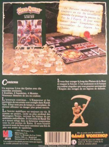 HeroQuest: Le Retour du Sorcier Back