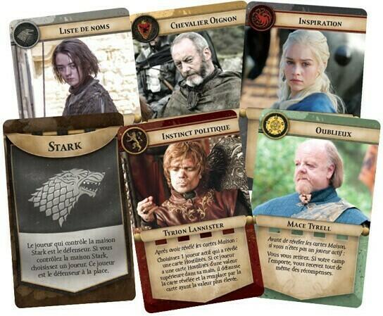 Game of Thrones: Le Jeu des Trônes Cartes
