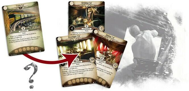 Horreur à Arkham: Le Jeu de Cartes - L'Express du Comté d'Essex Cartes