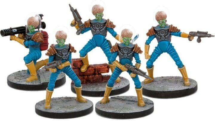 Mars Attacks: Le Jeu - Marines Martiens Figurines
