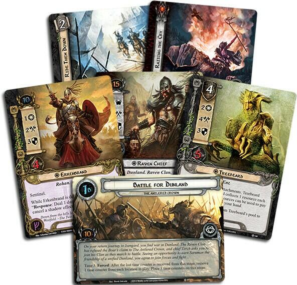 Le Seigneur des Anneaux: Le Jeu de Cartes - La Couronne d'Andouillers Cartes