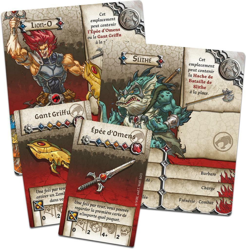 Zombicide: Black Plague - Thundercats Pack 1 Eclate