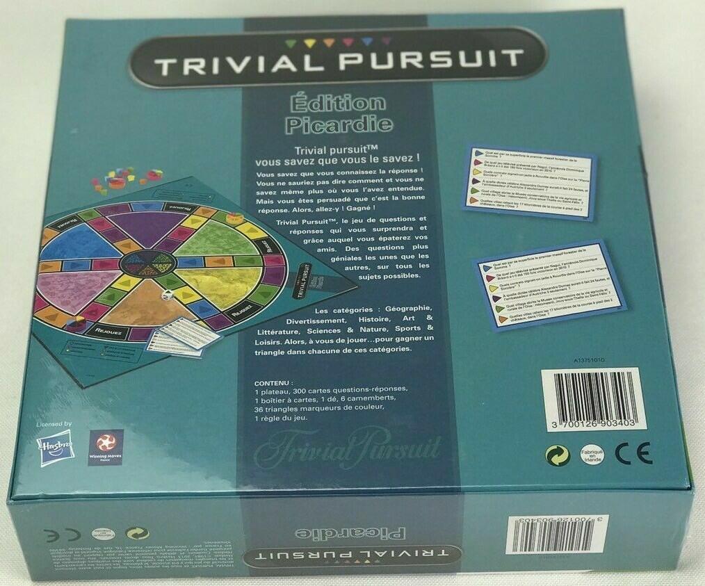 Trivial Pursuit: Édition Picardie Back 3d