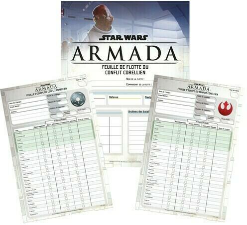 Star Wars: Armada - Le Conflit Corellien Feuilles