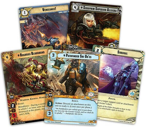 Warhammer 40,000: Conquest - Le Grand Dévoreur Cartes