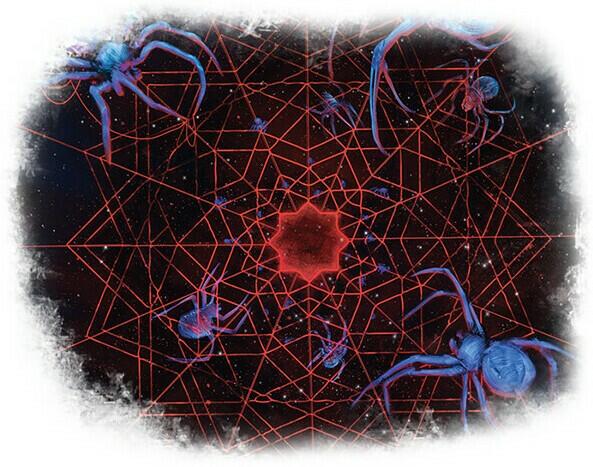 Horreur à Arkham: Le Jeu de Cartes - Tisseuse du Cosmos Artwork