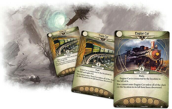 Horreur à Arkham: Le Jeu de Cartes - L'Express du Comté d'Essex Cartes