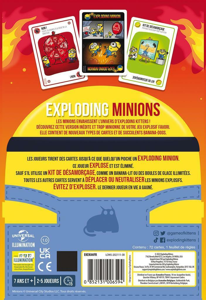 Exploding Minions Back