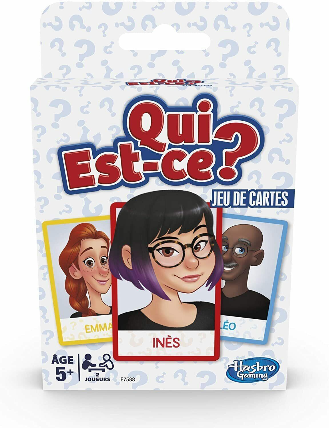 Qui Est-Ce ? Jeu de Cartes Cover 3d