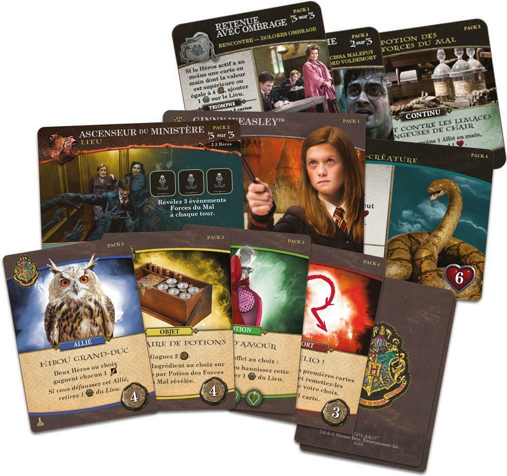 Harry Potter: Hogwarts Battle - Sortilèges et Potions Cartes