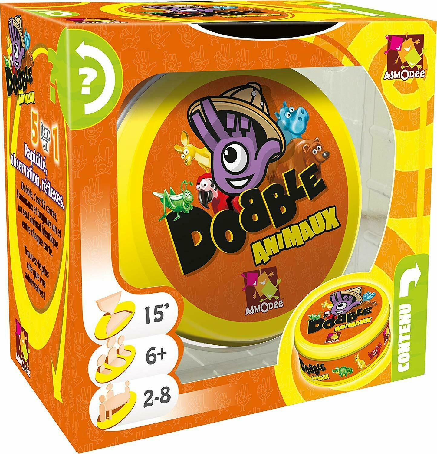 Dobble: Animaux Cover 3d