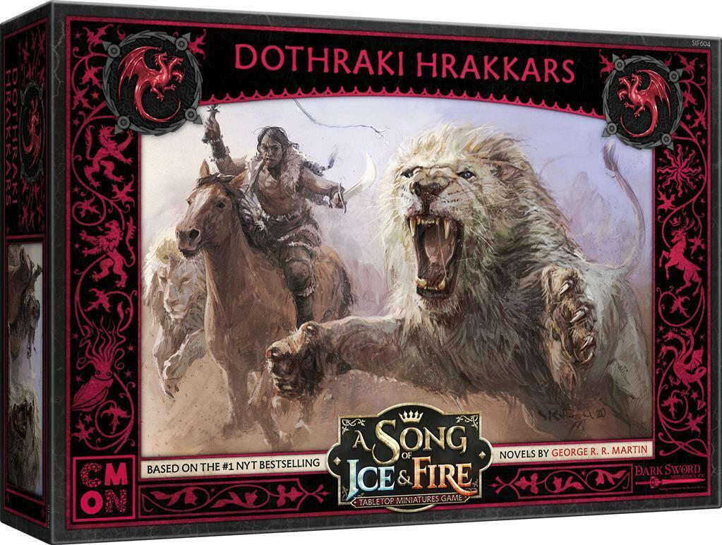 Le Trône de Fer: Le Jeu de Figurines - Hrakkars Dothraki Cover 3d