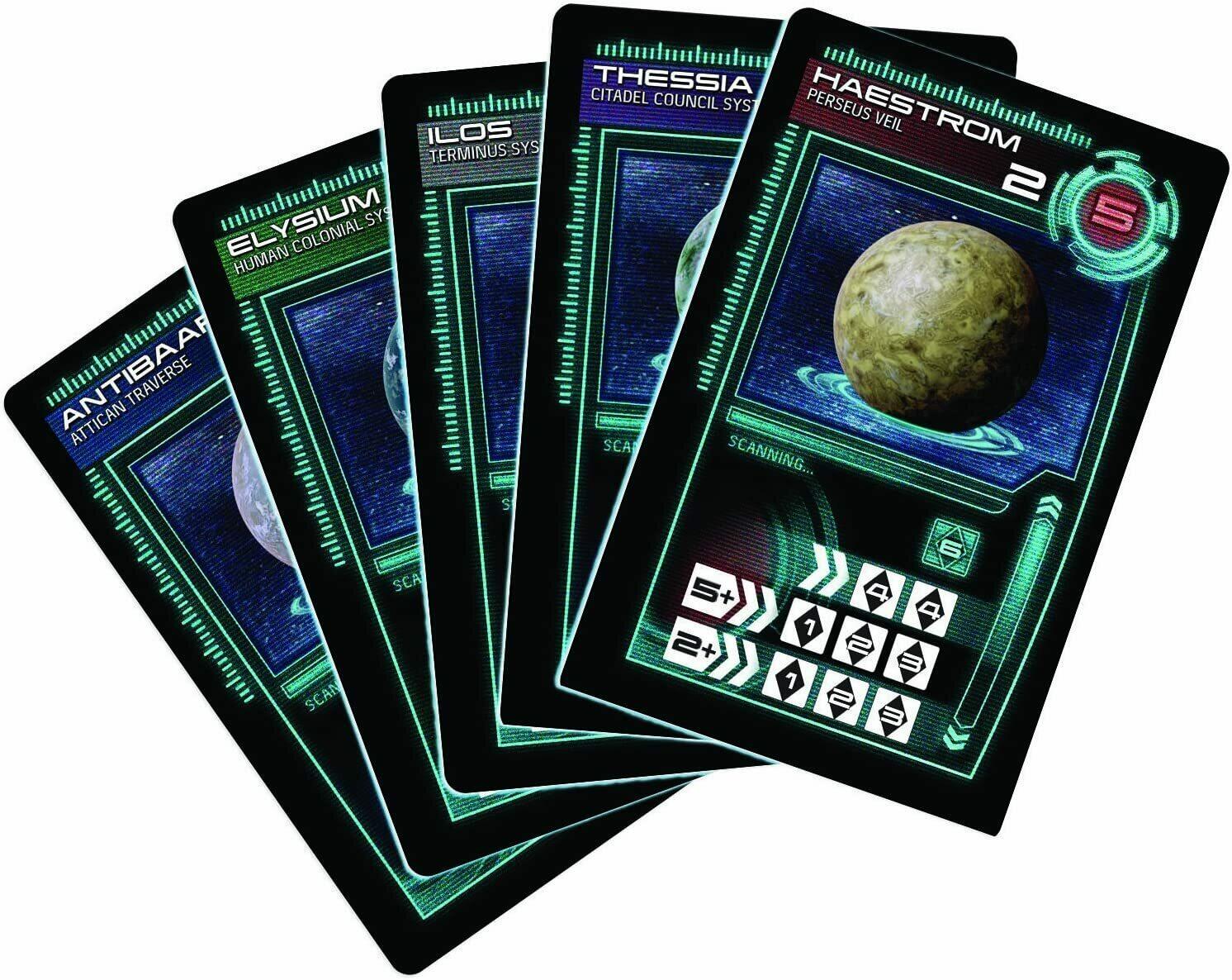 Risk: Mass Effect - Galaxy at War Edition Cartes