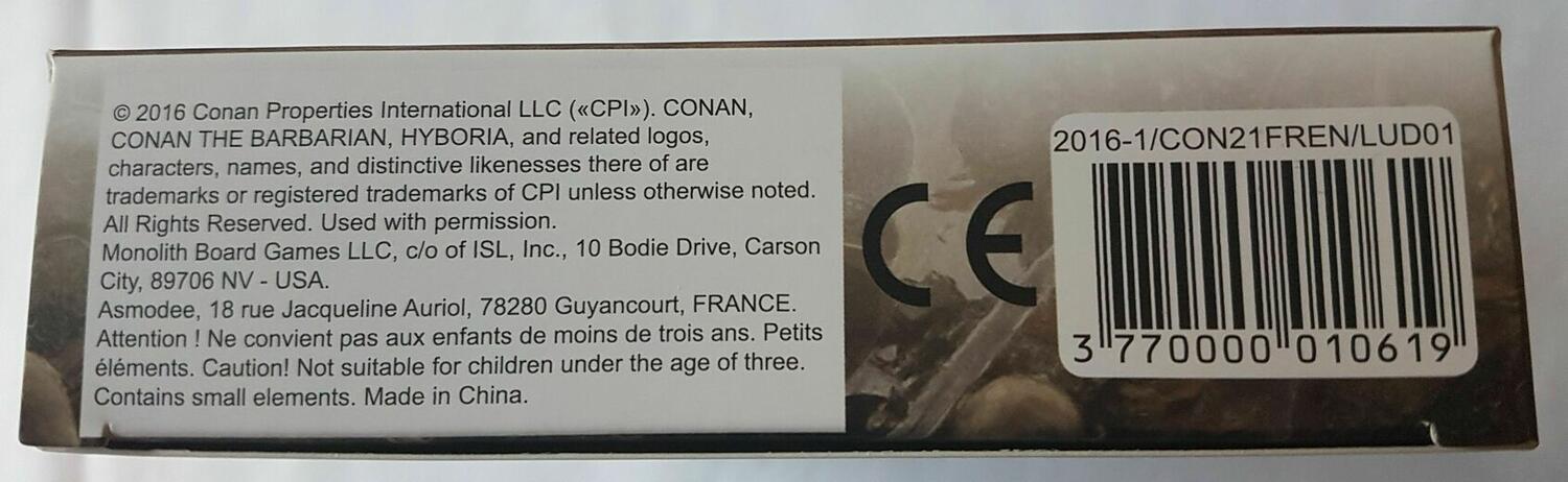 Conan: Brom Guest Box Bottom