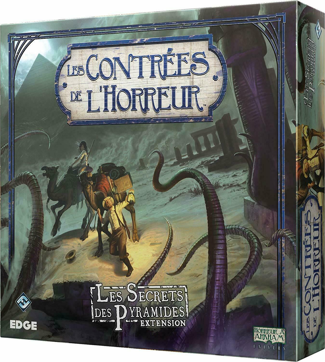 Les Contrées de l'Horreur: Les Secrets des Pyramides Cover 3d