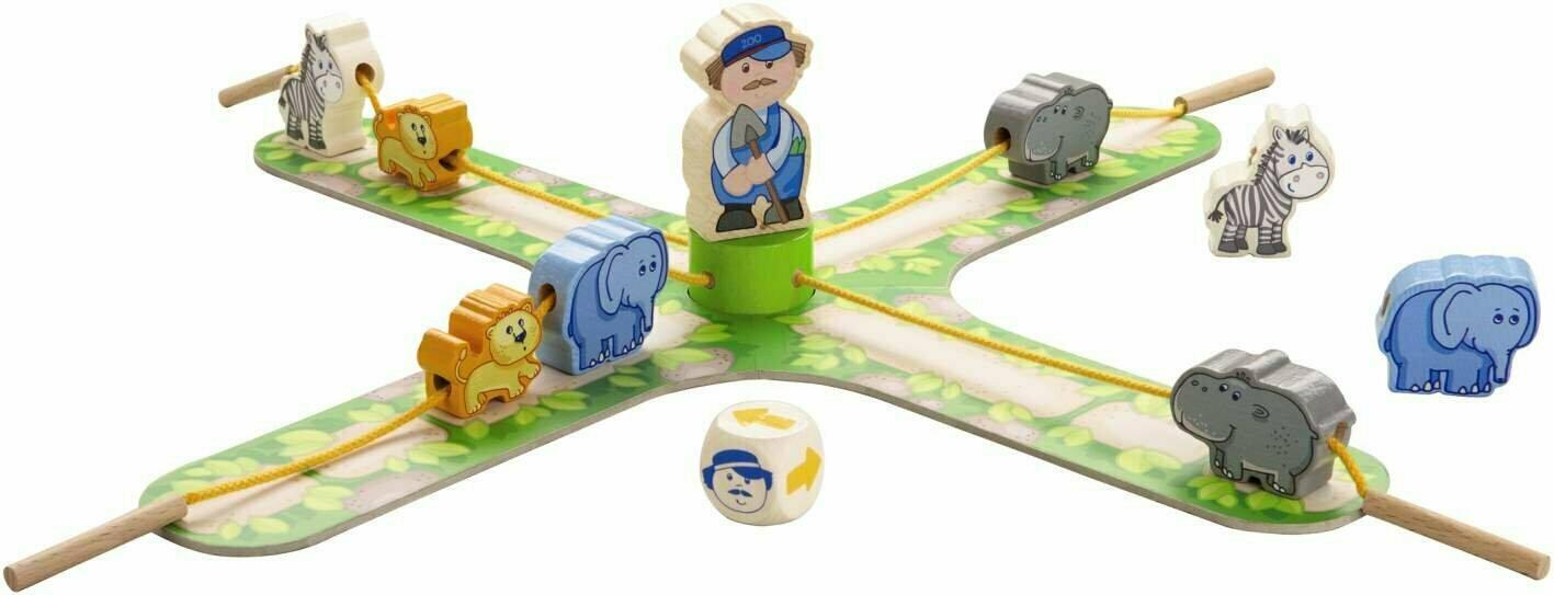 Fädelspiel: Im Zoo Eclate