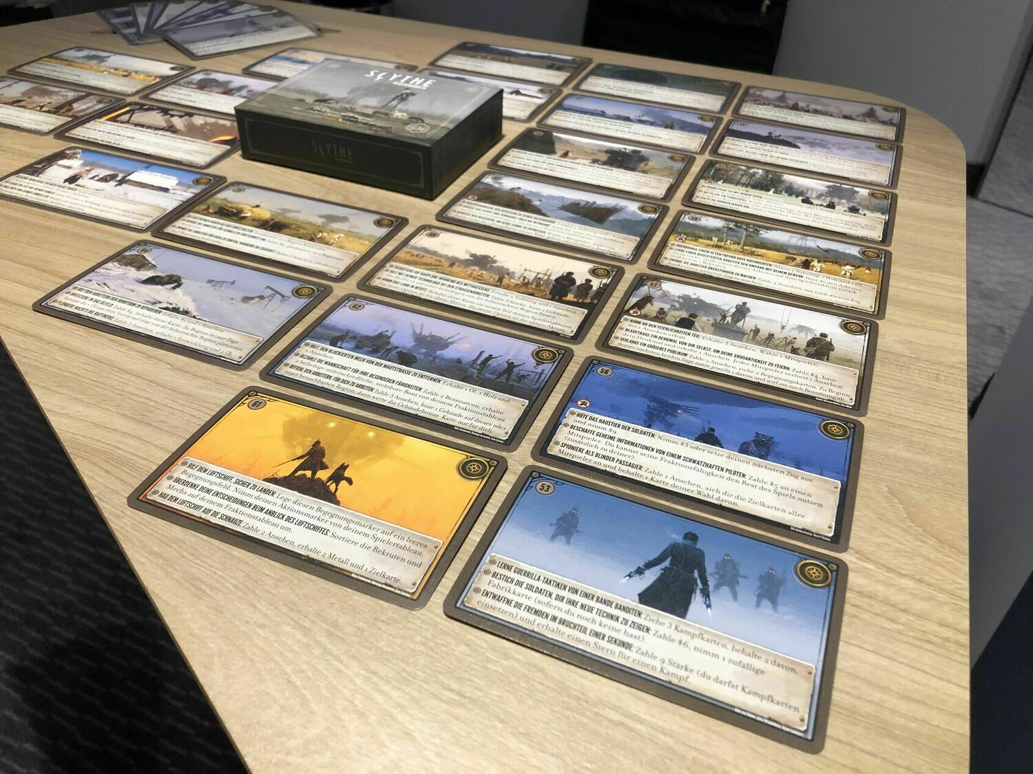 Scythe: Rencontres Cartes