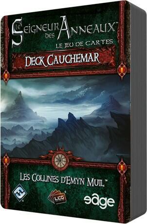 Le Seigneur des Anneaux: Le Jeu de Cartes - Deck Cauchemar - Les Collines d'Emyn Muil Cover 3d