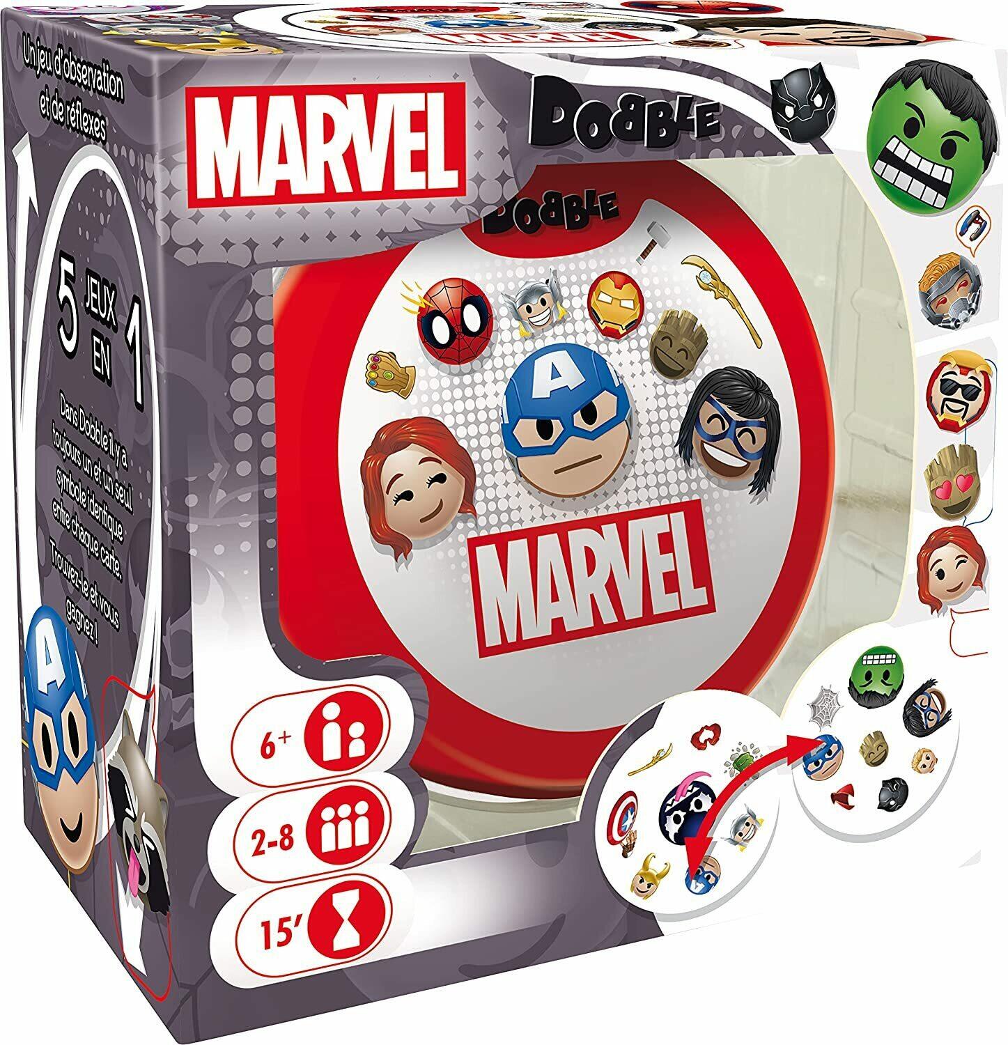 Dobble: Marvel Emoji Cover 3d