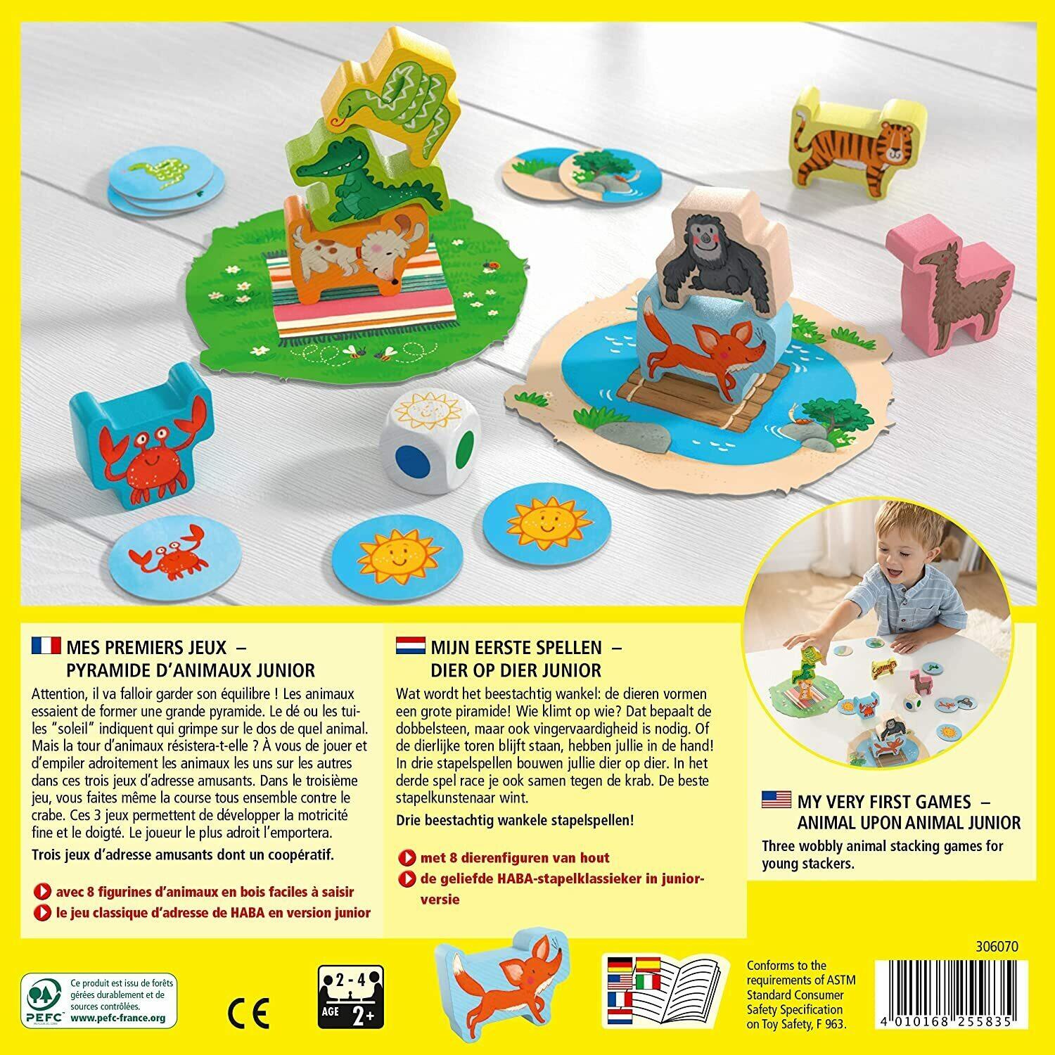 Mes Premiers Jeux: Pyramide d'Animaux Junior Back