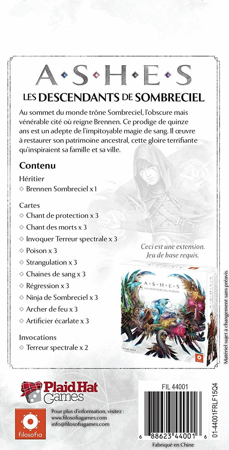 Ashes: Les Descendants de Sombreciel Back